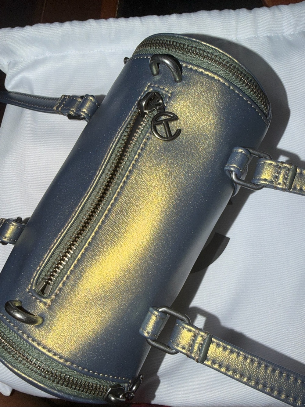 Small Telfar Acid Duffle  Mini Shoulder Bag - Picture 3 of 5